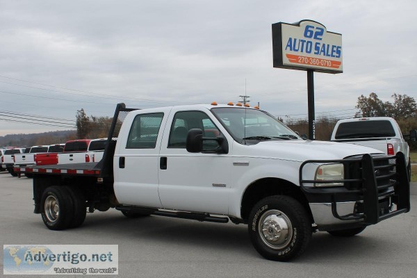 2006 Ford F-350 Crewcab Flatbed 4x4 10885