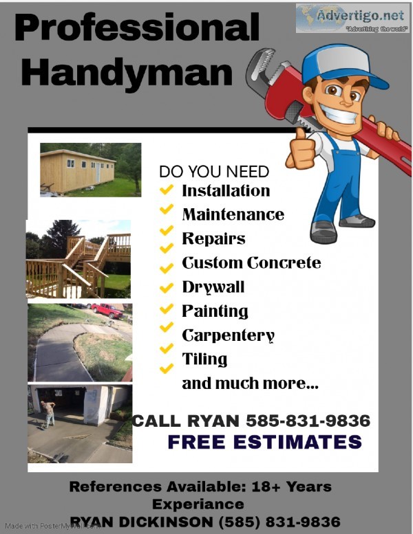 Handy Man Services (All your construction needs from your founda