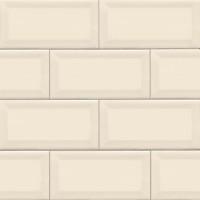 Almond 3X6 Beveled Glossy Subway Tile