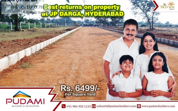 DTCP plots for sale near DLF garden city at JP Darga