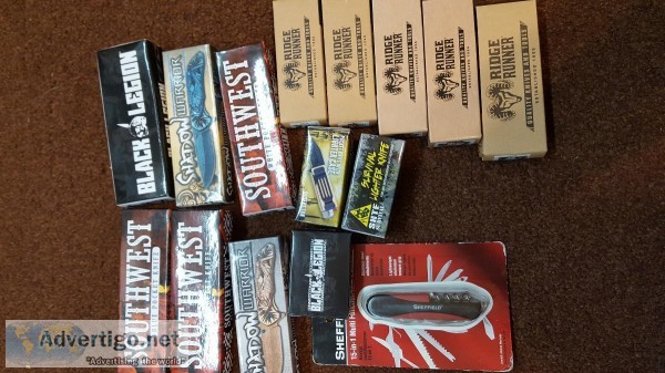 Collection of pocketknives