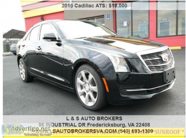 2016 CADILLAC ATS 2.0BACKUP CAMERALEATHERSUN ROOF