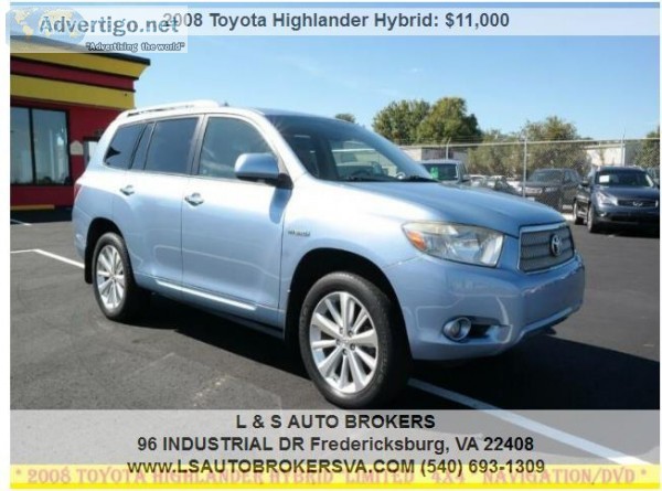 2008 TOYOTA HIGHLANDER HYBRID LIMITEDAWDLIMITED NAVDVD3RD ROW