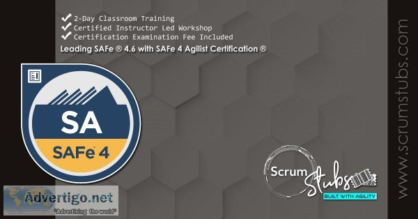 Leading SAFe® Certification  Enroll Now  Scrum Conference 