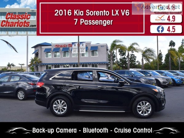 Used 2016 Kia Sorento LX V6 7 Passenger for Sale in San Diego - 