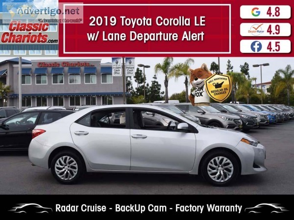 Used 2019 Toyota Corolla LE for Sale in San Diego - 20892r