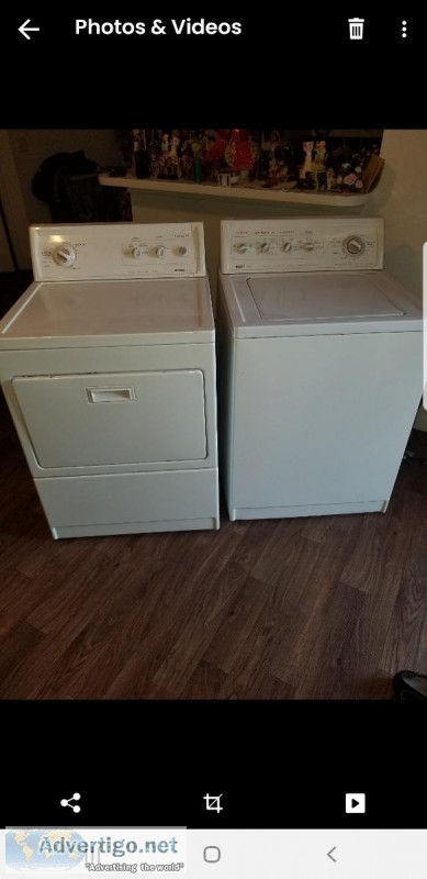 Kenmore Washer and Drier Set