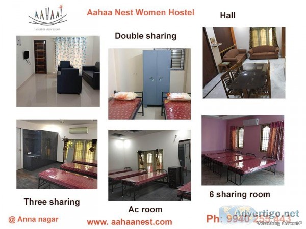 ladies hostel in anna nagar