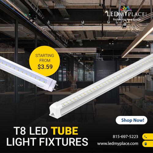 Brighten Up Your Space With T8 LED Tube Light Fixtures