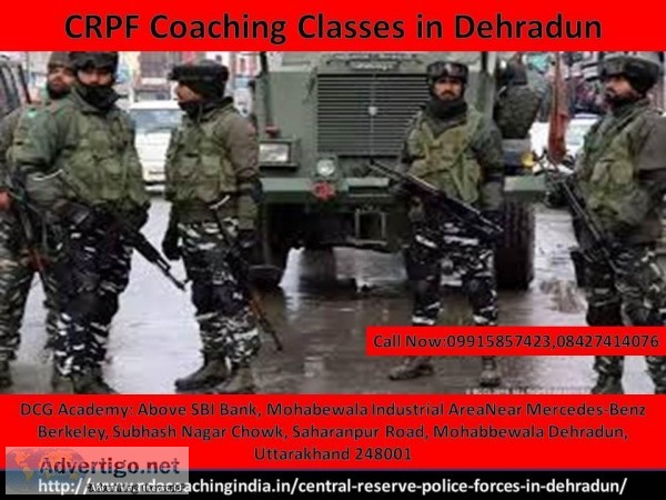 CRPF Written Exam Coaching in Dehradun