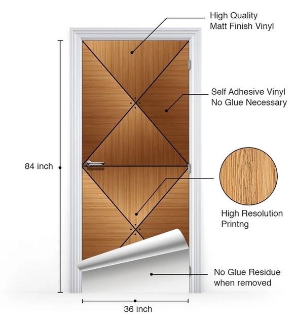 Modern Wood Wallpaper  DoorTouch