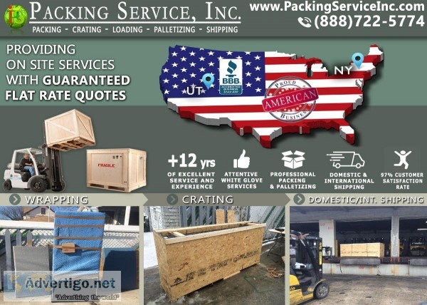 Packing Service Inc Salt Lake City UT - Pack and Crate  Palletiz