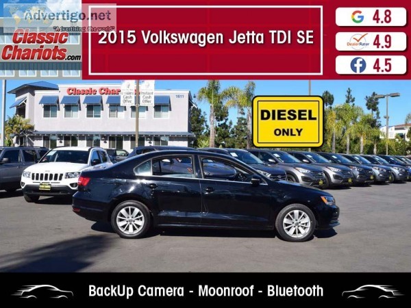 Used 2015 Volkswagen Jetta TDI SE for Sale in San Diego - 20642r