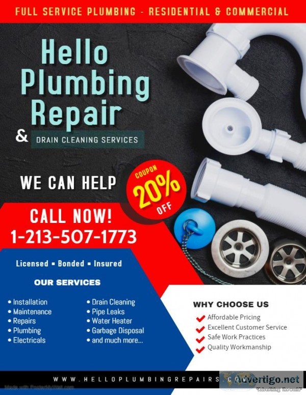 Plumbing Problems. We Can Help. Starting 89.00