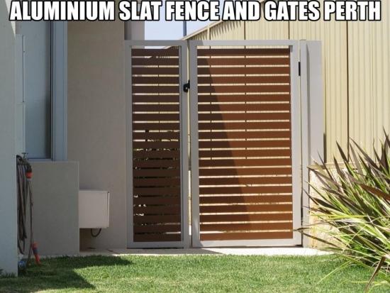 Aluminium slat gate contractors perth