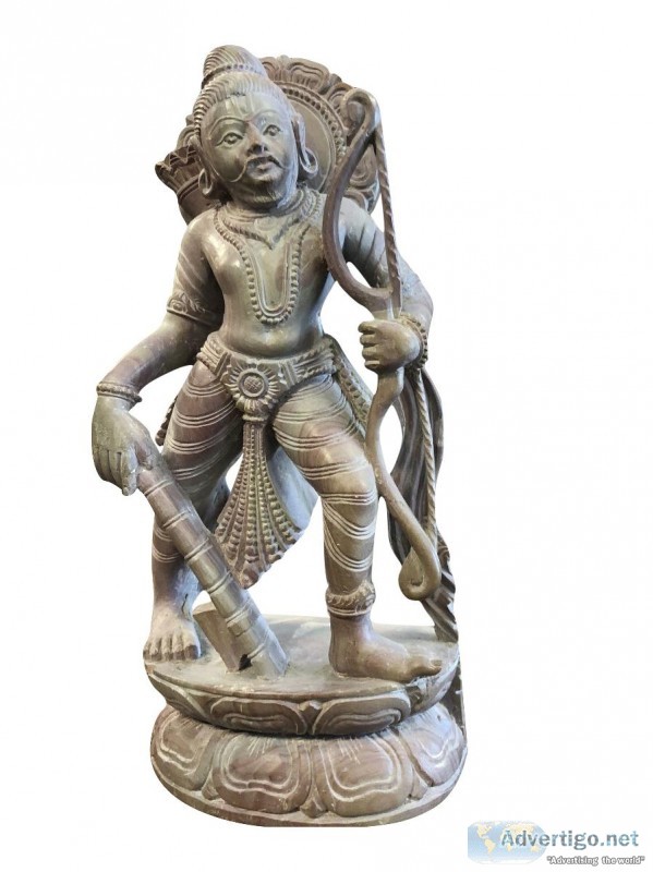 Parashu Rama Stone Statue Decorative Sculpture