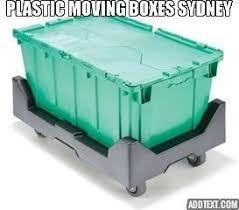 Plastic packing boxes for moving in Sydney by Koala Box