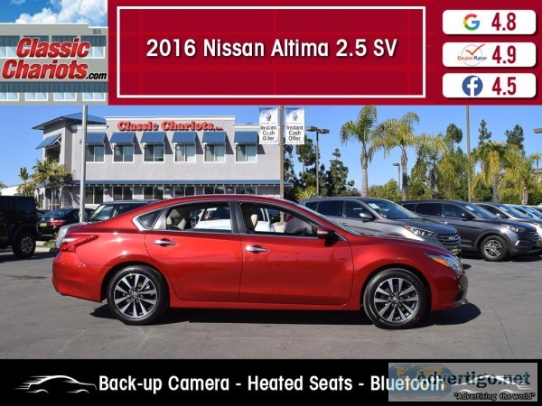 Used 2016 Nissan Altima 2.5 SL for Sale in San Diego - 20864