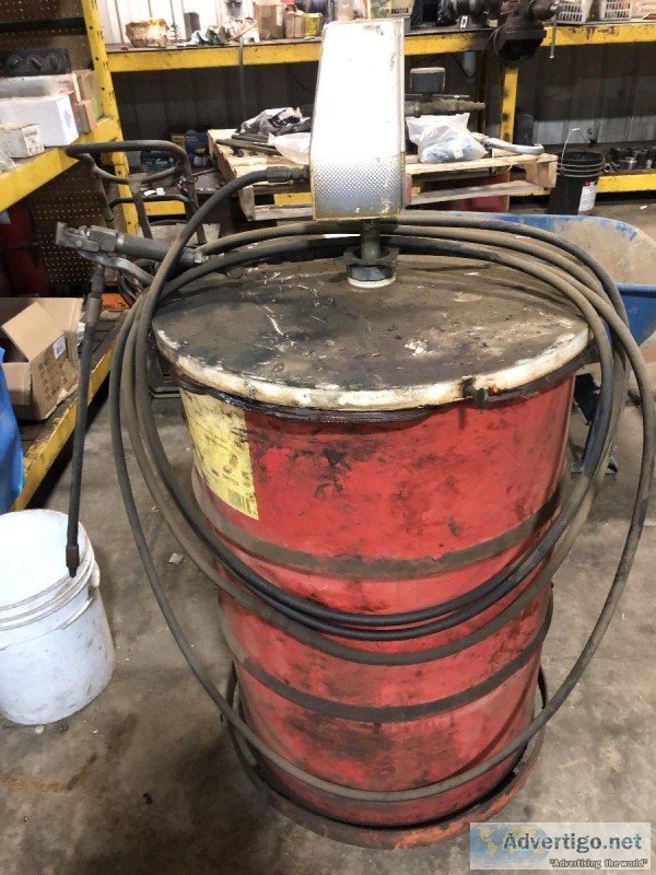 AIR GREASE CART W ROLLING TRAY
