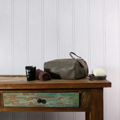 Buy Men s Brown Wash Bag And Towel Set  TowelsRus