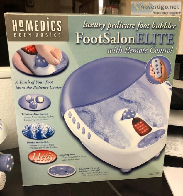 Homedics FootSalon Elite with Remote Control