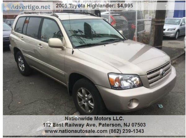 2005 Toyota Highlander Limited 4dr SUV w3rd Row