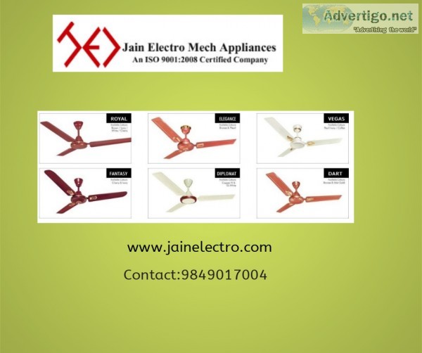 Industrial ceiling fans manufacture in Hyderabad