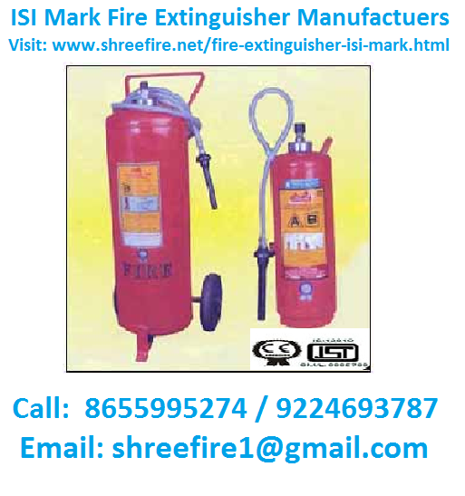 ISI Mark Fire Extinguisher Manufacturers