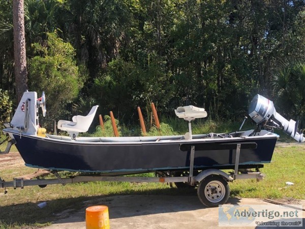 1987 J C Craft Boat and Trailer