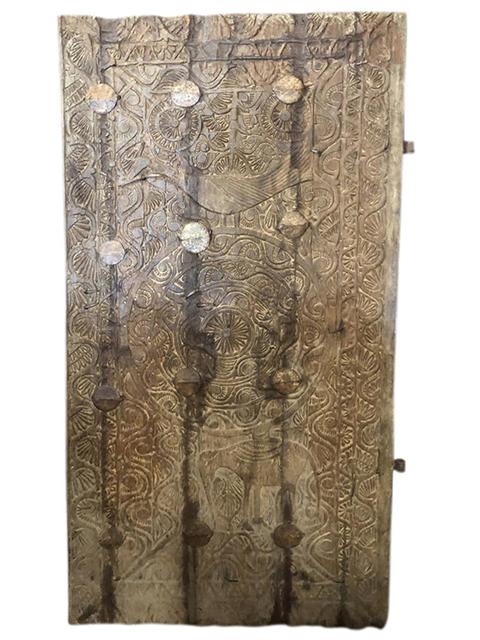 18c Primitive wood panelrustic Vintage mandala Art Wood Carving 