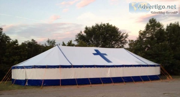 > GREAT AMERICAN - POLE TENT and LARGE AIR DOME SALE