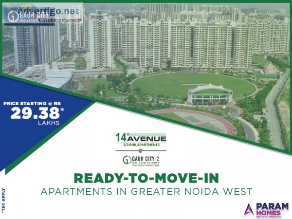 Gaur City Flats in Noida Extension Ready to Move