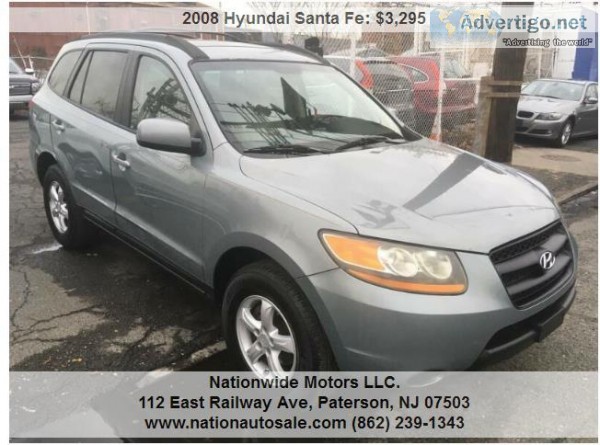 2008 Hyundai Santa Fe GLS 4dr SUV 3295