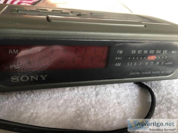 Sony Digital Clock Radio