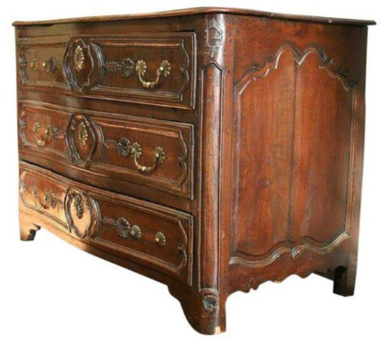 18th c. Louis XV Walnut Commode
