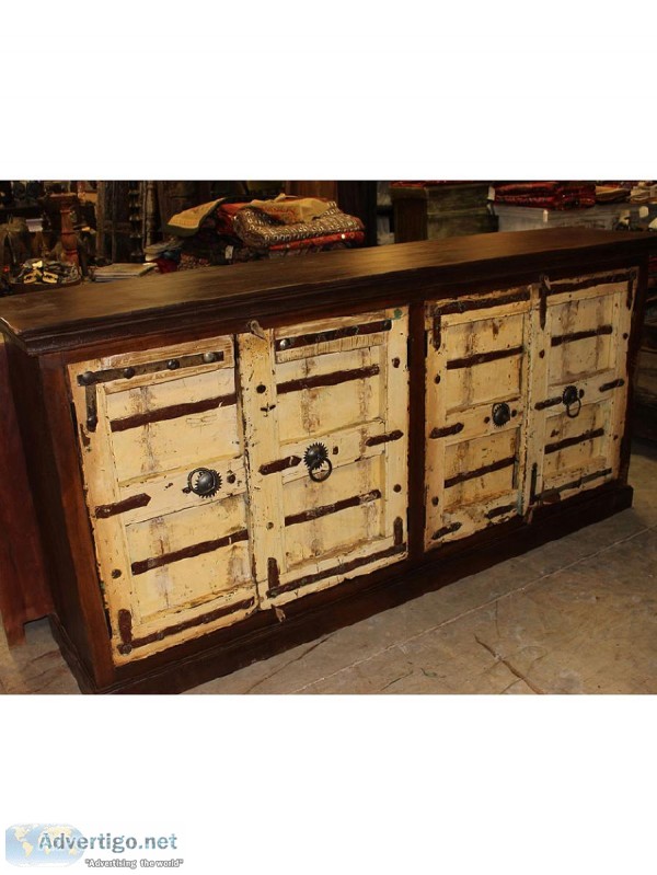 Rustic Doors Wooden Sideboard Console Vanity