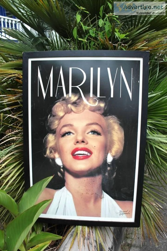 MARILYN MONROE FRAMEDENLARGED PHOTOGRAPHIC ART BERNARD OF HOLLYW