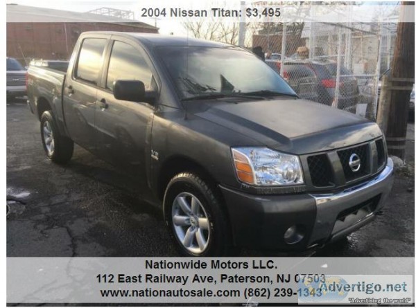 2004 Nissan Titan SE 4dr Crew Cab 4WD SB 3495