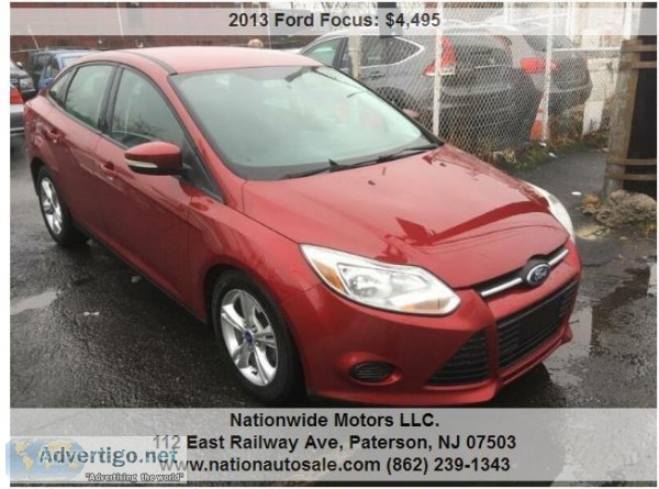 2013 Ford Focus SE 4dr Sedan 4495