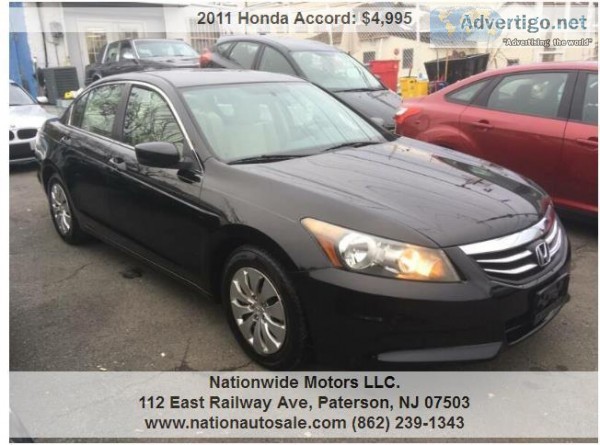 2011 Honda Accord LX 4dr Sedan 5A 4995  Miles203185