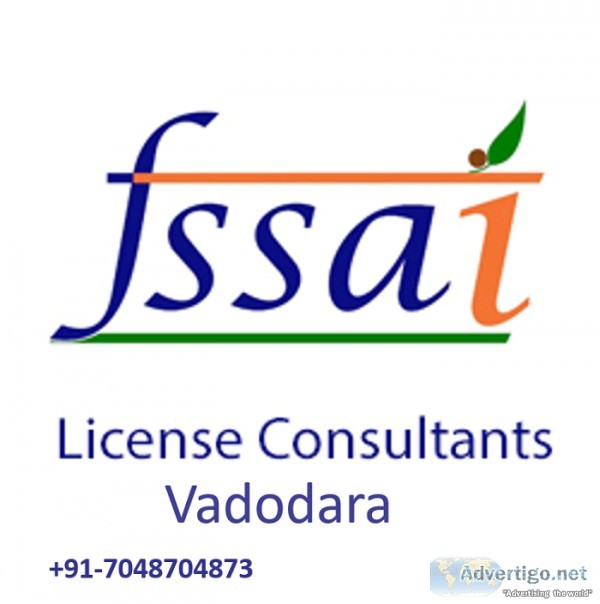 FSSAI license process in Vadodara