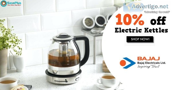 10% off Electric Kettles at Bajajelectricals