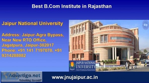 Best B.Com Institute in Rajasthan