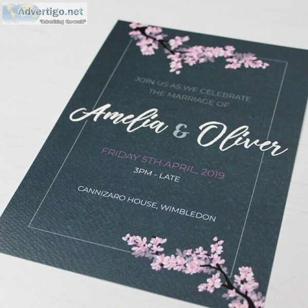 Wedding Invitation Printing London