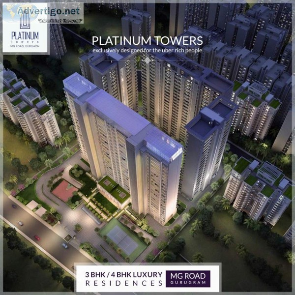 Suncity Platinum Tower Luxurious  apartments in MG Road