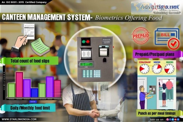 Canteen Management System &ndash Biometrics Offering Food