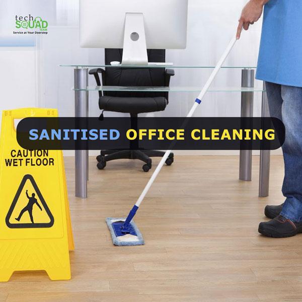 Sanitized Corporate office cleaning services in Bangalore