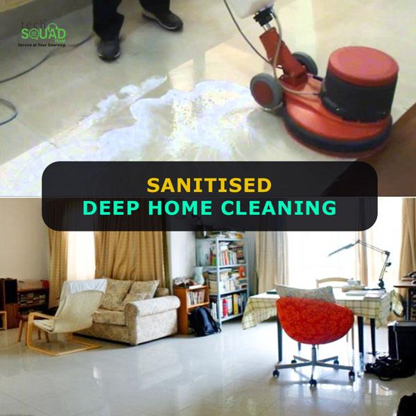 Sanitized Deep Home Cleaning Services in Bangalore