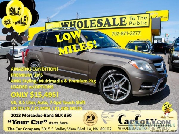 2013 Mercedes-Benz GLK 350 Sport Utility 4D