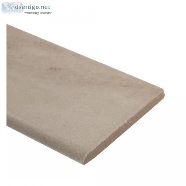 Adella Gris 3X18 Matte Bullnose Porcelain Tile